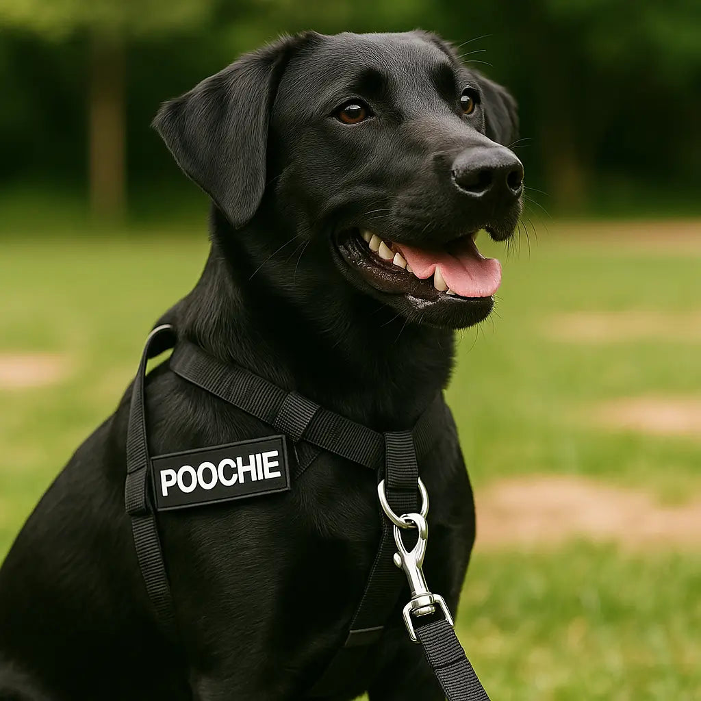 No-Pull Harness with Custom Name Tag