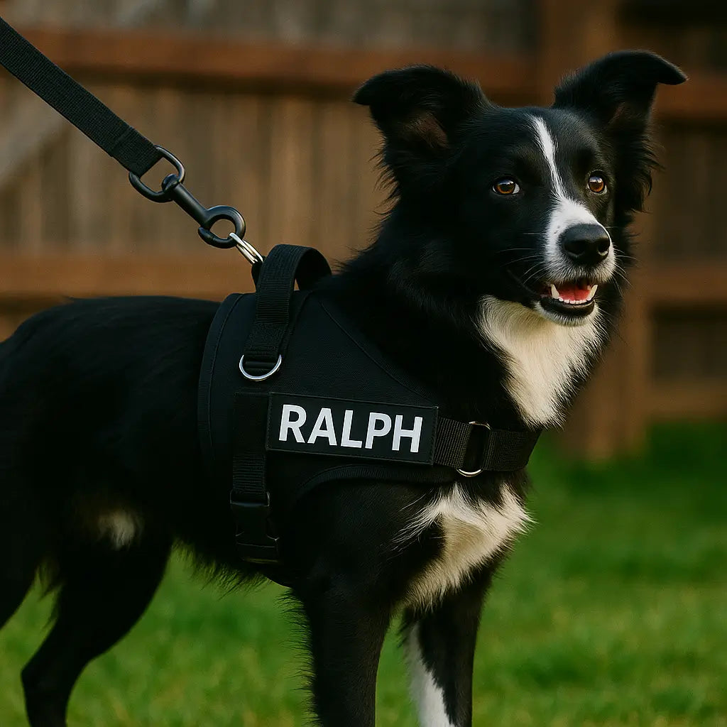 No-Pull Harness with Custom Name Tag