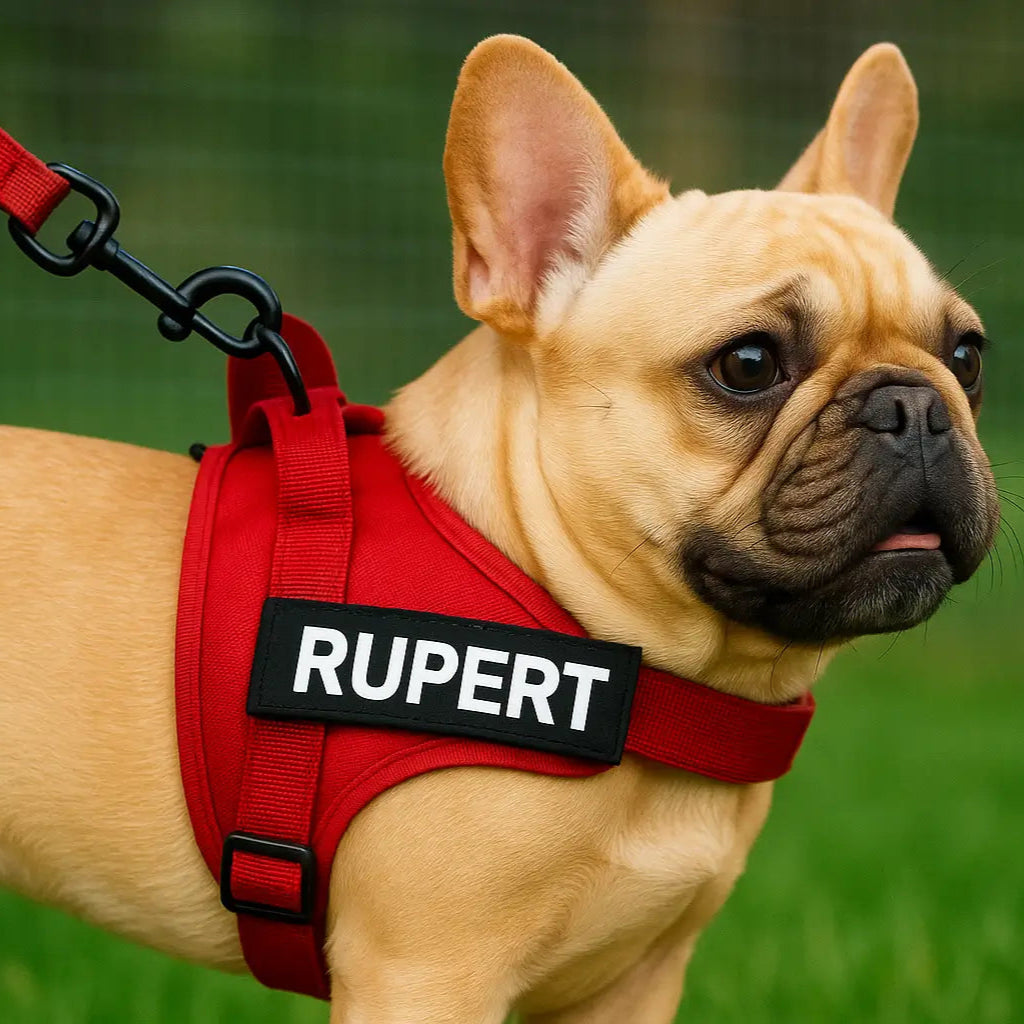 No-Pull Harness with Custom Name Tag