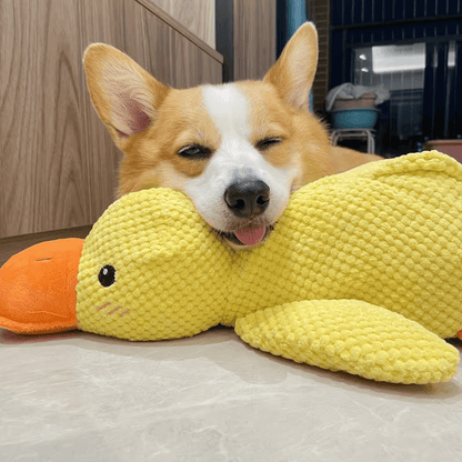 Woof Bark & Co™ Tough & Calming Plush Duck Dog Toy